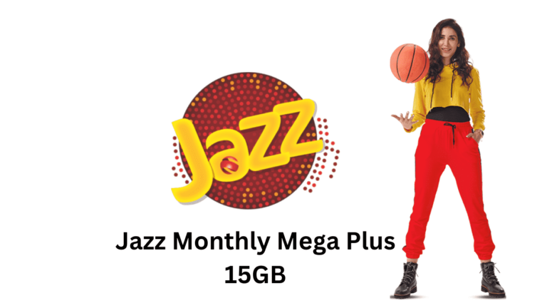 Details of 15GB jazz monthly mega plus: