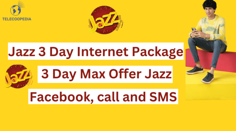 Activate Jazz 3 day internet package-3 day max offer jazz.