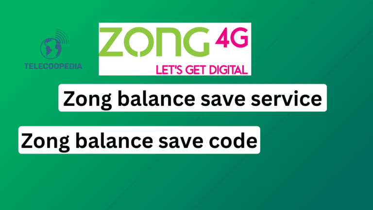 How to save zong balance – zong balance save code in 2024.
